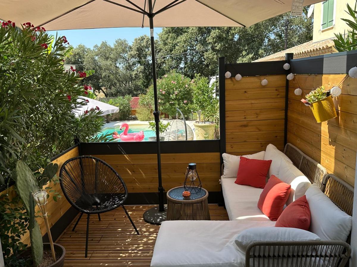 Appartement Le Pouticaire à Salinelles Extérieur photo